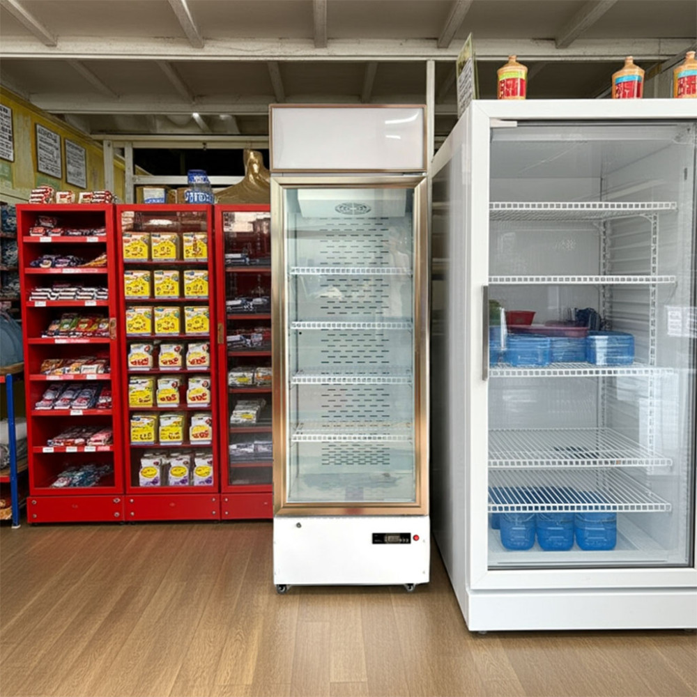 Tủ mát 1 cửa kính Lightcool LC-328F 328L Trắng - Hàng chính hãng