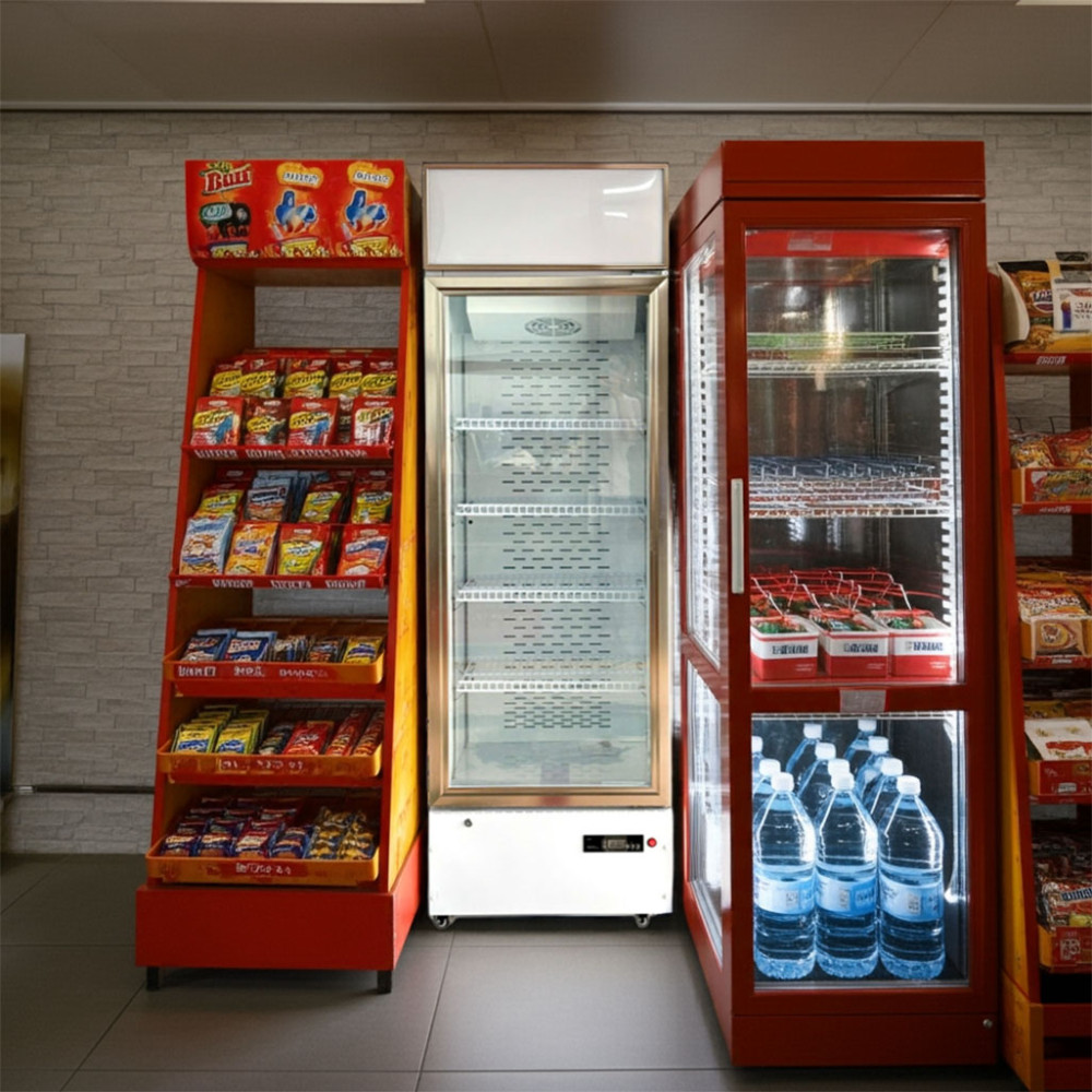 Tủ mát 1 cửa kính Lightcool LC-328F 328L Trắng - Hàng chính hãng