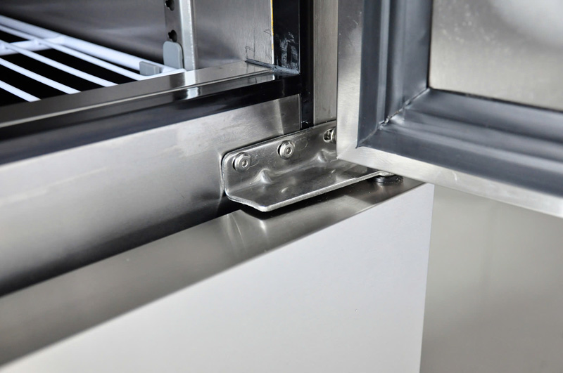 Tủ mát 4 cánh inox đứng TurboGold TG-4DC - Hàng chính hãng