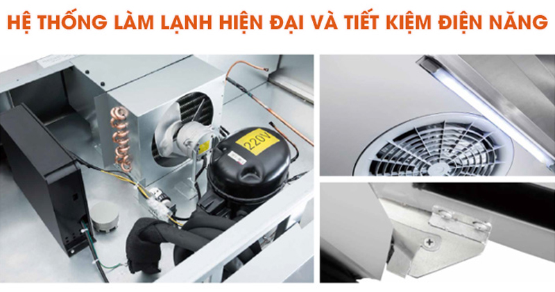 Tủ mát 4 cánh Turbo Chef TCR4 - Hàng chính hãng