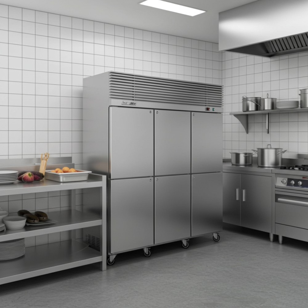 Tủ mát đứng 6 cánh Turbo Gold TG-6DC - Hàng chính hãng