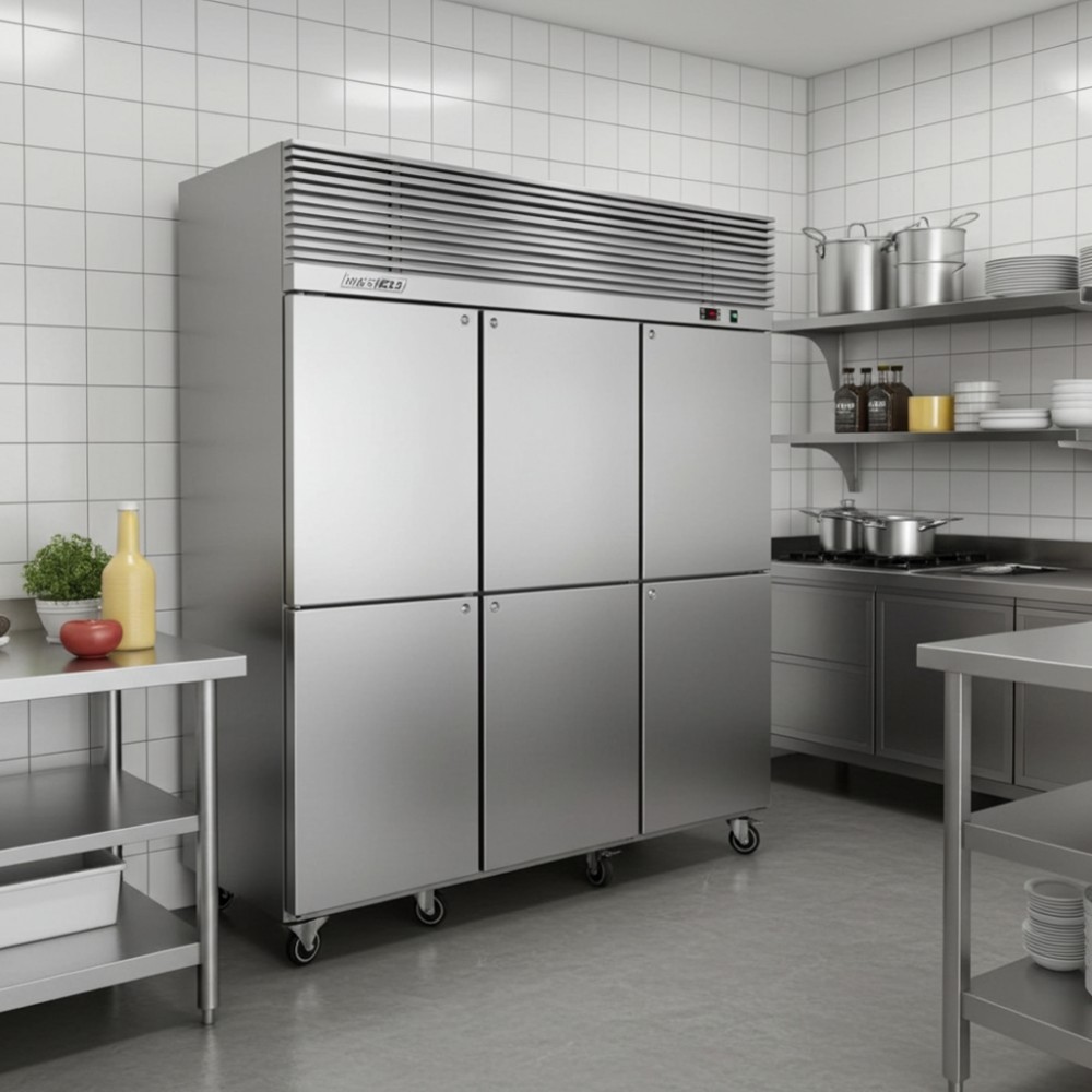 Tủ mát đứng 6 cánh Turbo Gold TG-6DC - Hàng chính hãng