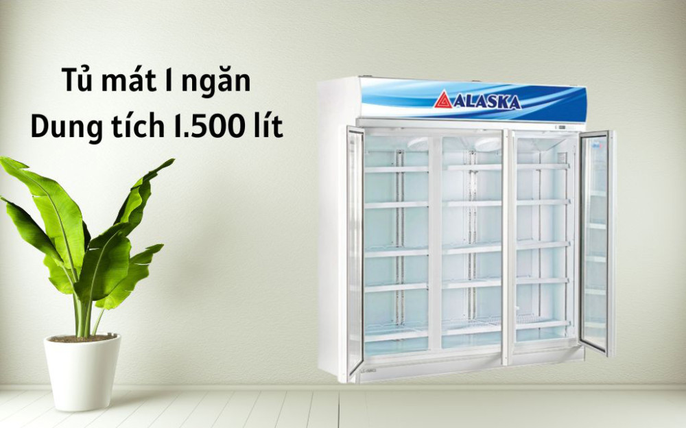Tủ mát 3 cánh Alaska 1500 lít LC-1500C3 - Hàng chính hãng