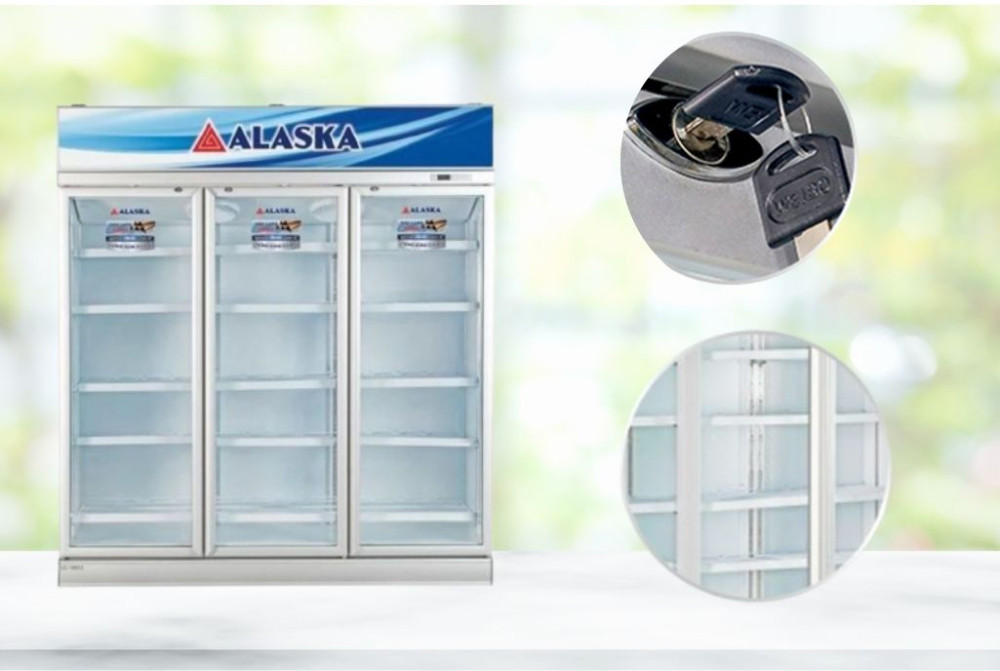 Tủ mát 3 cánh Alaska 1500 lít LC-1500C3 - Hàng chính hãng