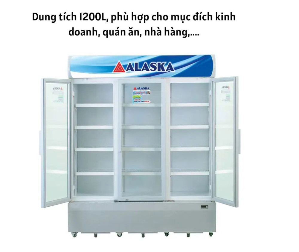 Tủ mát Alaska LCI-1200C3 ( 1200 lít ) - Hàng chính hãng