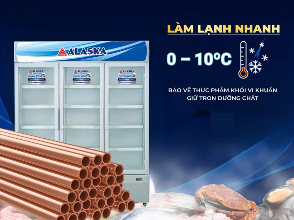 Tủ mát Alaska LCI-1200C3 ( 1200 lít ) - Hàng chính hãng
