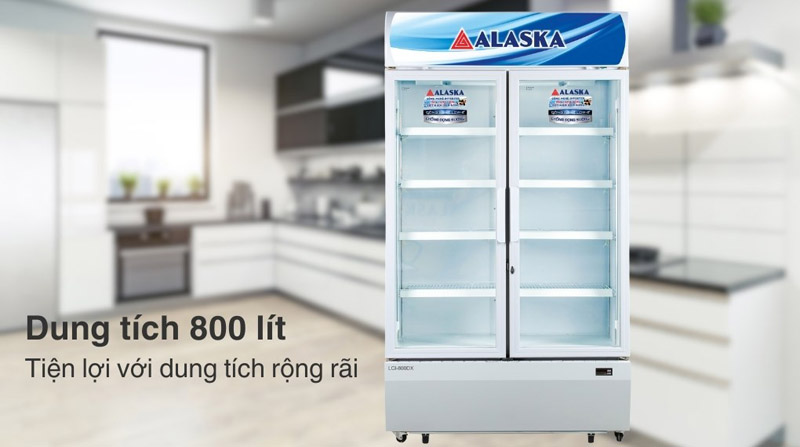 Tủ mát Alaska inverter 800 lít LCI-800C - Hàng chính hãng