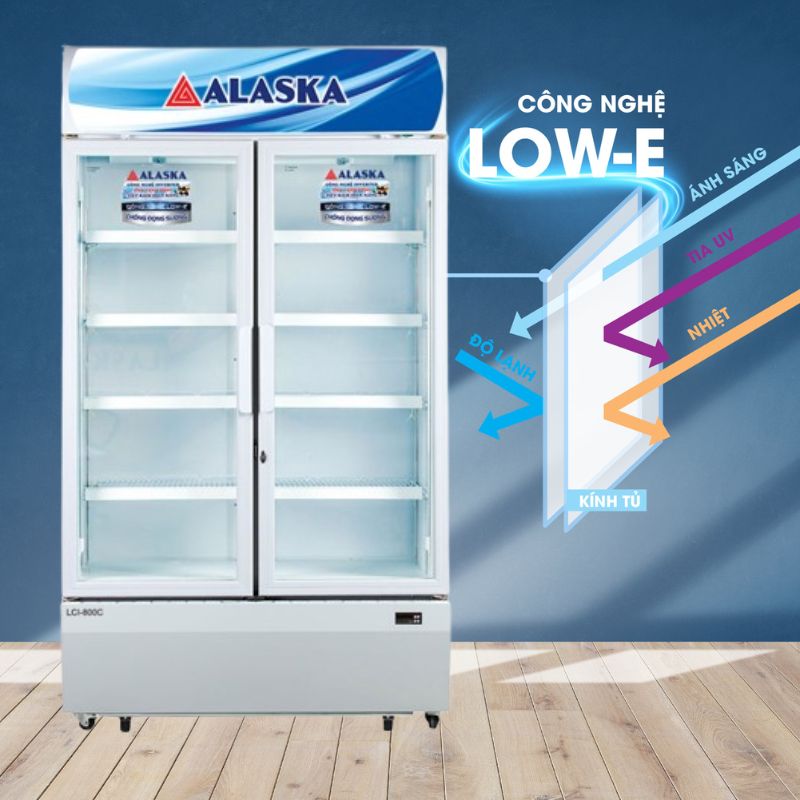 Tủ mát Alaska inverter 800 lít LCI-800C - Hàng chính hãng