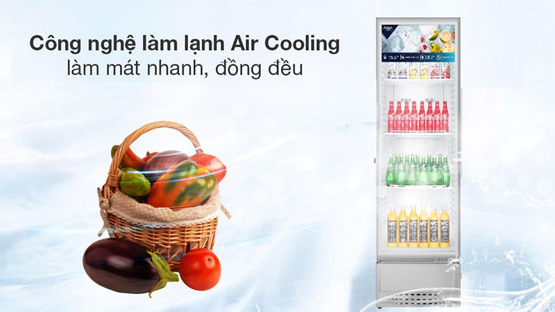 Tủ mát Aqua 320 Lít AQS-AF440N - Hàng chính hãng