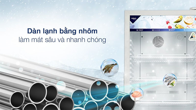 Tủ mát Aqua 320 Lít AQS-AF440N - Hàng chính hãng