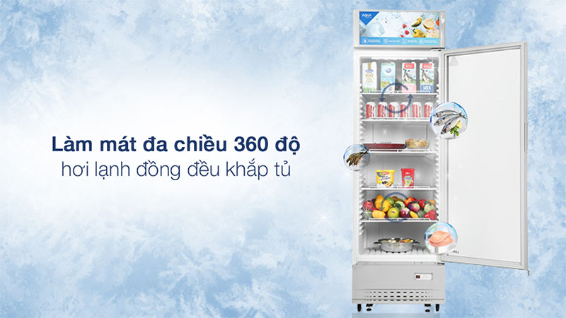 Tủ mát Aqua 320 lít AQS-AF440S - Hàng chính hãng