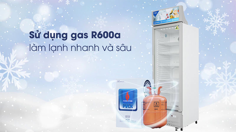Tủ mát Aqua 320 lít AQS-AF440S - Hàng chính hãng