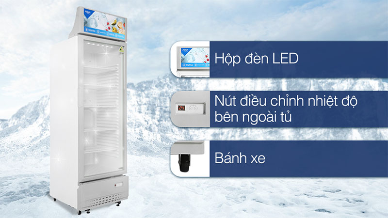 Tủ mát Aqua 320 lít AQS-AF440S - Hàng chính hãng