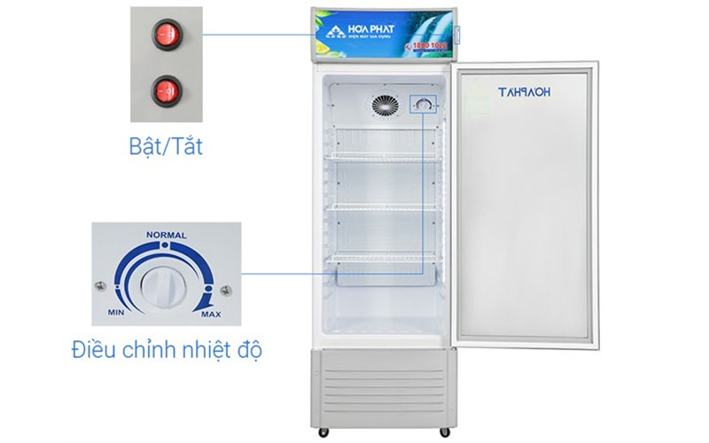 Tủ mát Hoà Phát 195 lít HSR-S6195 - Hàng chính hãng