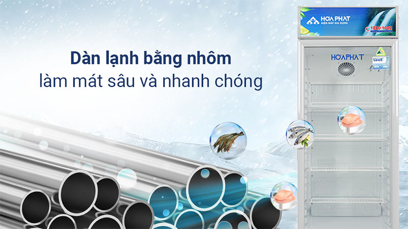 Tủ mát Hoà Phát 242 lít HSR-S6242 - Hàng chính hãng