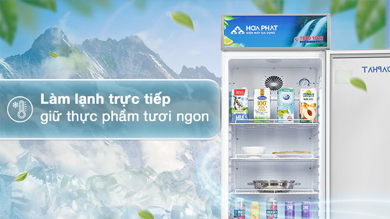 Tủ mát Hoà Phát 242 lít HSR-S6242 - Hàng chính hãng