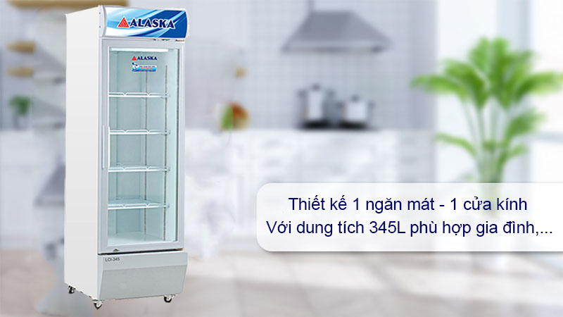 Tủ mát Inverter Alaska LCI-345 - Hàng chính hãng