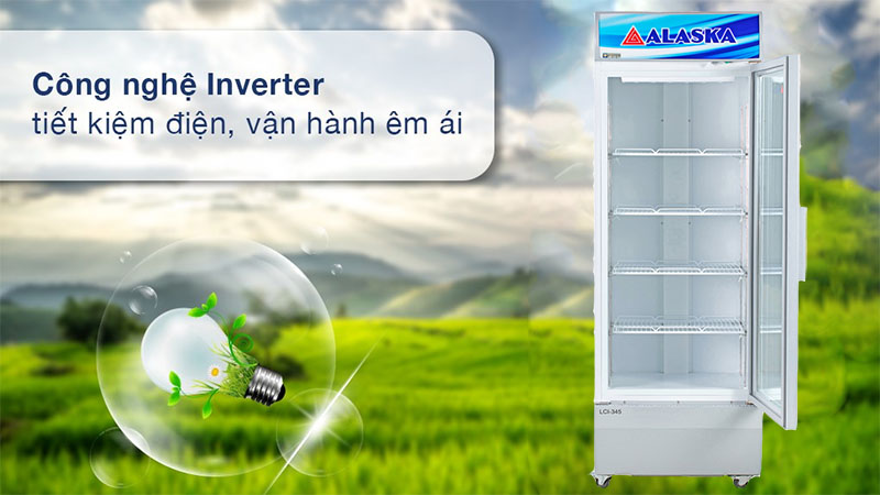 Tủ mát Inverter Alaska LCI-345 - Hàng chính hãng