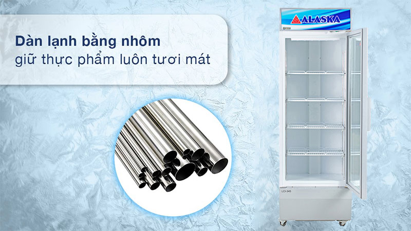 Tủ mát Inverter Alaska LCI-345 - Hàng chính hãng