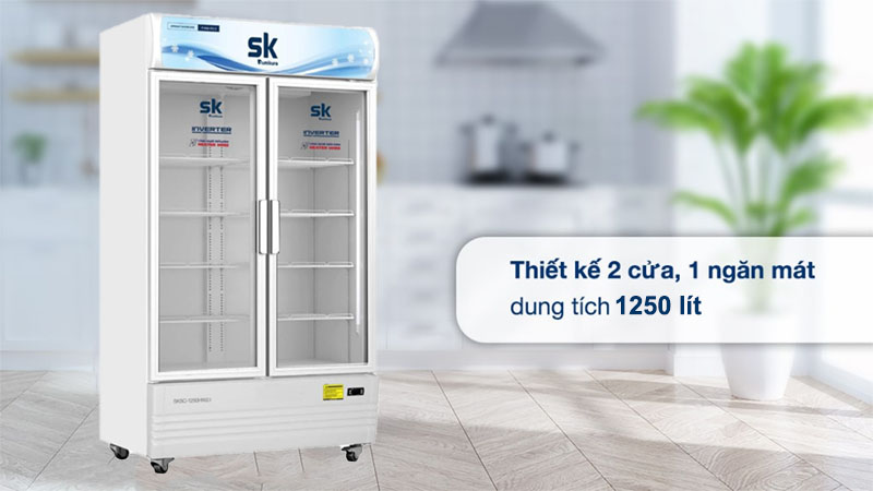 Tủ mát Inverter Sumikura SKSC-1250HW2.I - Hàng chính hãng