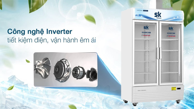 Tủ mát Inverter Sumikura SKSC-1250HW2.I - Hàng chính hãng