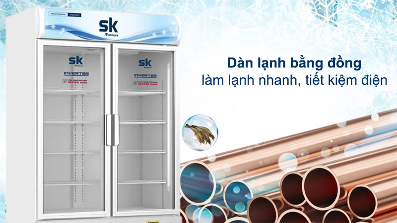 Tủ mát Inverter Sumikura SKSC-1250HW2.I - Hàng chính hãng