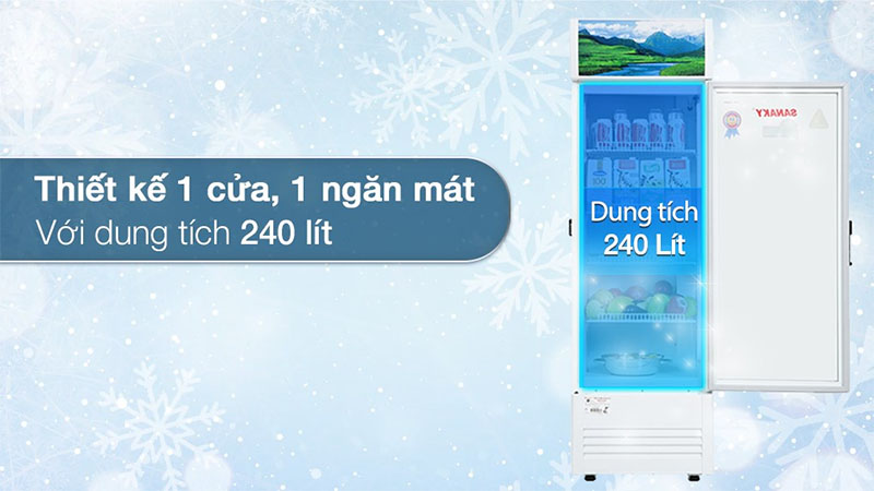 Tủ mát Sanaky VH-2589K - Hàng chính hãng