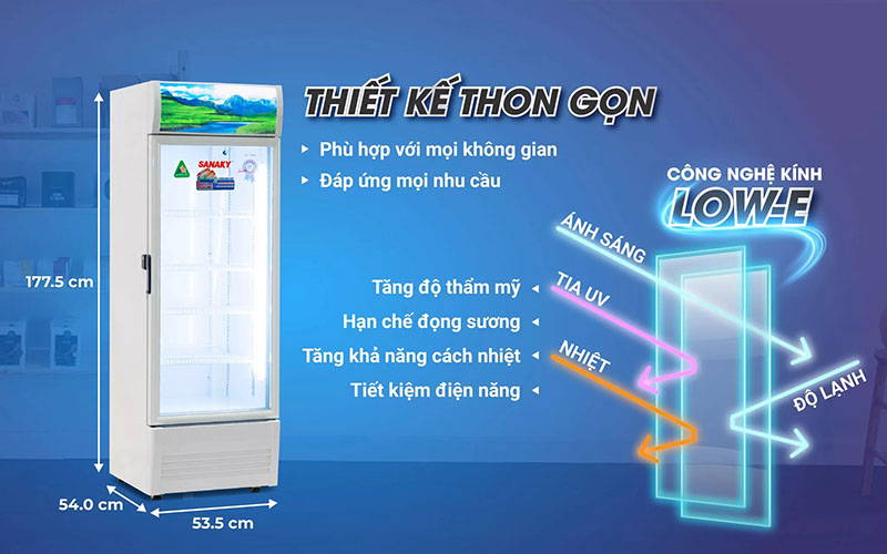 Tủ mát Inverter Sanaky VH-2589K3 - Hàng chính hãng