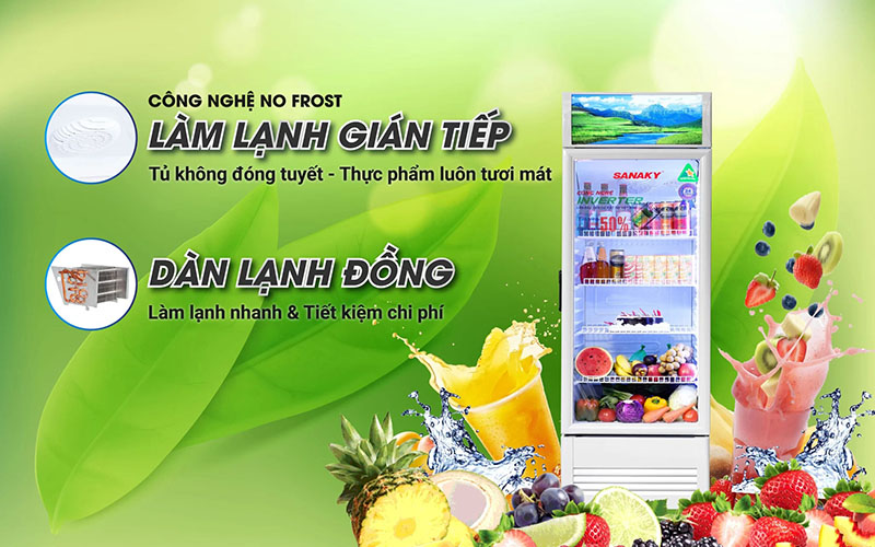 Tủ mát Inverter Sanaky VH-2589K3 - Hàng chính hãng