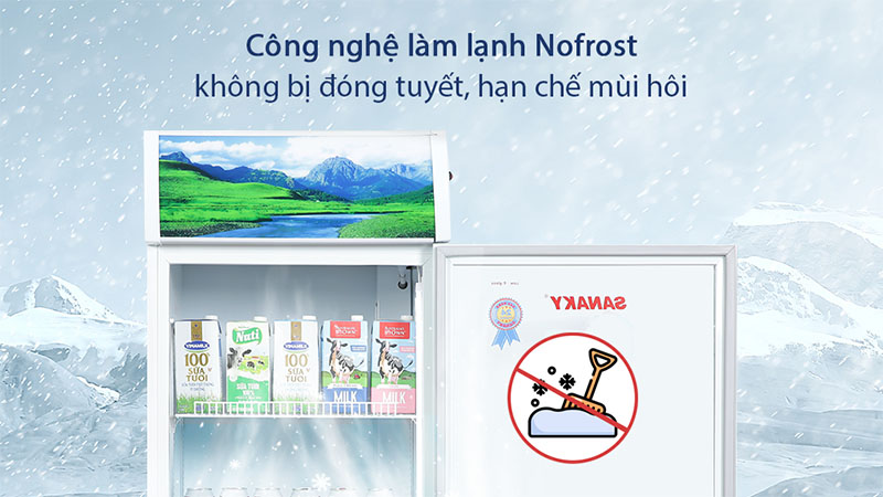 Công nghệ làm lạnh của Tủ mát Sanaky VH-4089K