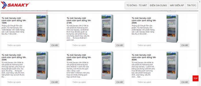 Tủ mát Sanaky VH-409K