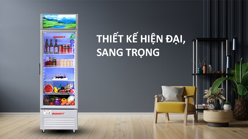 Thiết kế của Tủ mát Sanaky VH-5089K