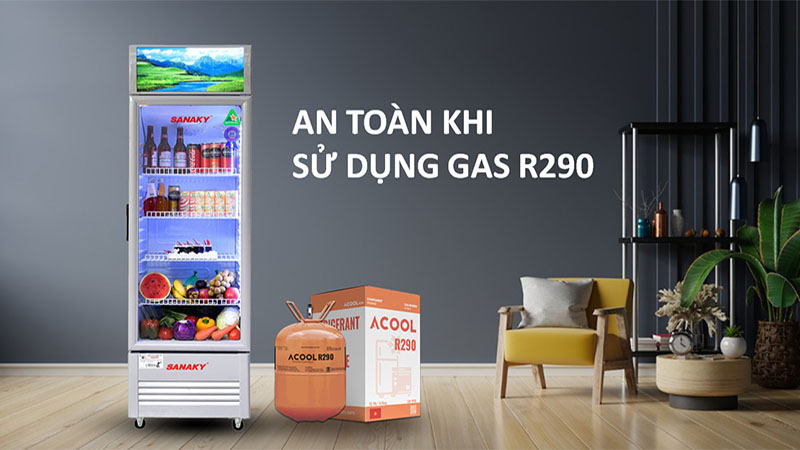 Loại gas làm lạnh của Tủ mát Sanaky VH-5089K