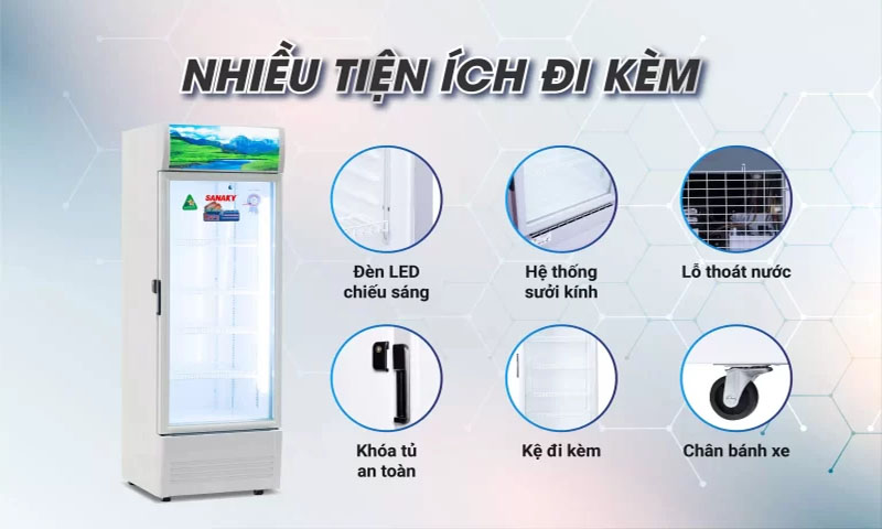Phụ kiện tiện dụng của Tủ mát Sanaky VH-5089K