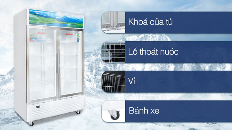Tủ mát Sanaky VH-6009HP - Hàng chính hãng