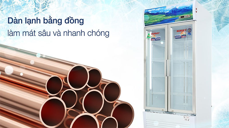 Tủ mát Sanaky VH-8009HP - Hàng chính hãng