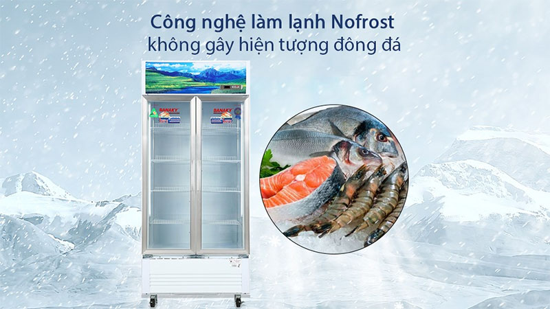 Tủ mát Sanaky VH-8009HP - Hàng chính hãng