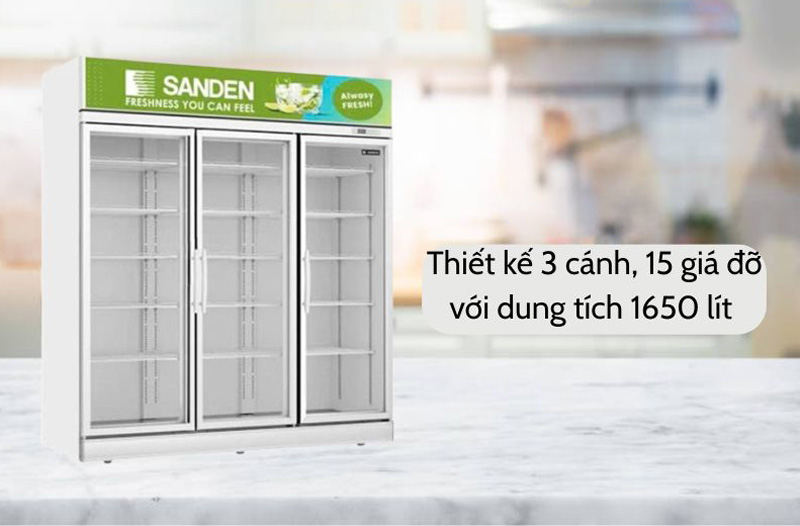 Tủ mát Sanden Intercool  SPM-1800C - Hàng chính hãng