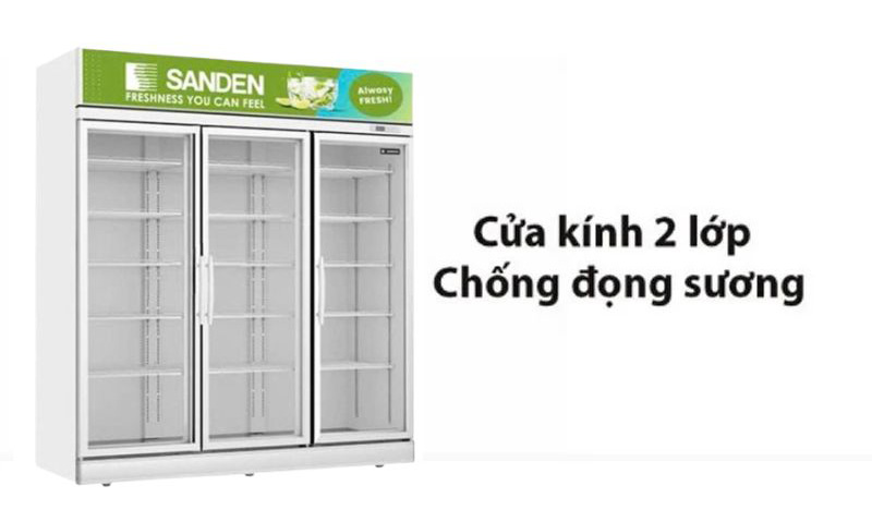 Tủ mát Sanden Intercool  SPM-1800C - Hàng chính hãng