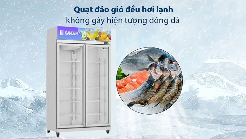 Làm lạnh bằng quạt gió cho khả năng làm lạnh nhanh và sâu