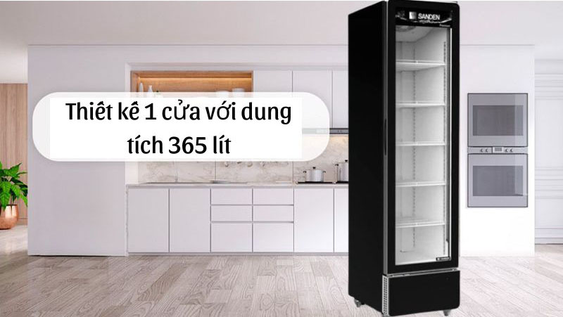 Tủ mát Sanden Inverter SPS-0350P - Hàng chính hãng