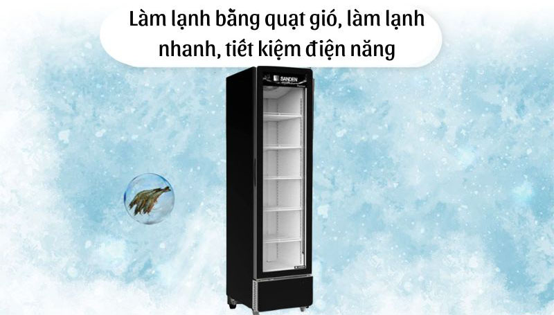 Tủ mát Sanden Inverter SPS-0350P - Hàng chính hãng