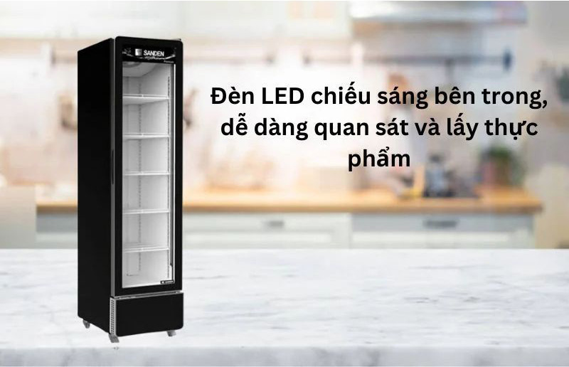 Tủ mát Sanden Inverter SPS-0350P - Hàng chính hãng