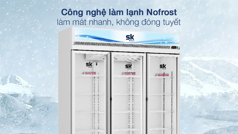 Tủ mát Sumikura SKSC-1350HW3 - Hàng chính hãng