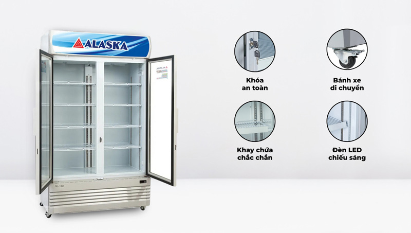 Tủ mát trưng bày Alaska SL-12CI - Hàng chính hãng