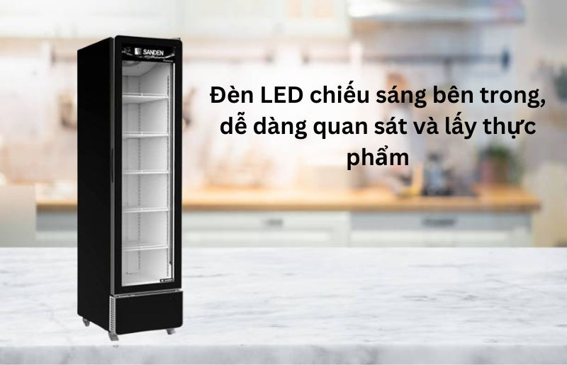 Tủ mát Sanden SPS-0250P  - Hàng chính hãng