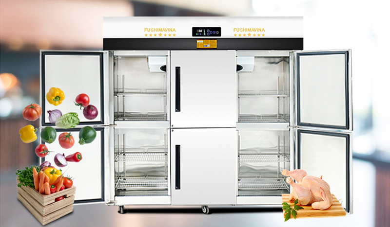 Tủ mát công nghiệp 6 cánh Fushima FSM-TMQ1600 - Hàng chính hãng