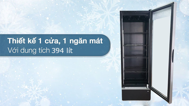 Dung tích của Tủ mát cửa kính Inverter Sanden SPB-0500P Premium