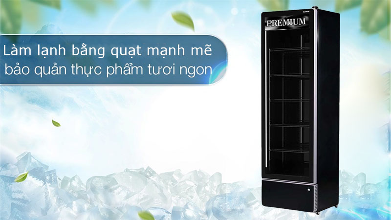 Hệ thống làm lạnh của Tủ mát cửa kính Inverter Sanden SPB-0500P Premium