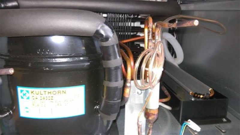 Máy nén của Tủ mát cửa kính Inverter Sanden OEM-1205i